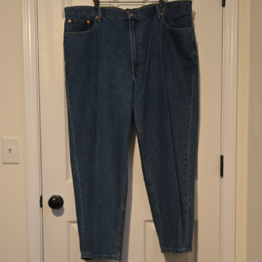 Levi's 560 Blue Jeans with Tan Label